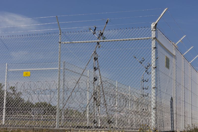 Chain-Link Security Fence